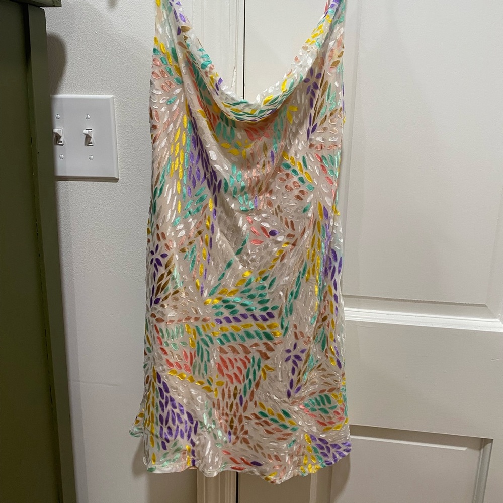 Colorful boutique cowl neck Dress